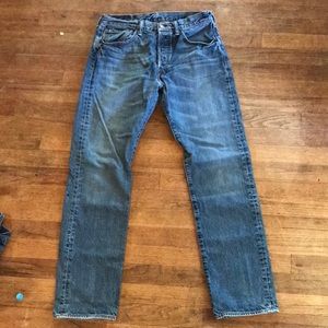Blue Levi jeans